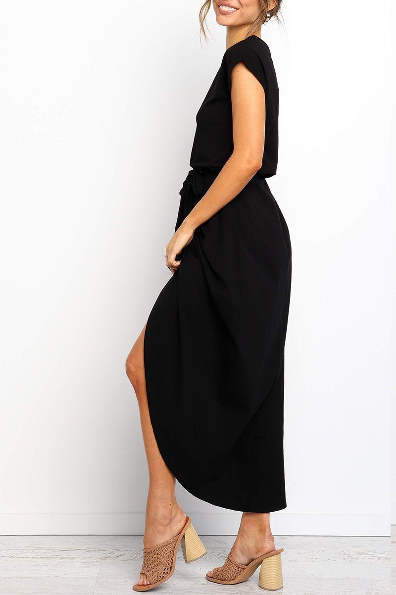 After Midnight Ankle Length Midi Dress(4 Colors)