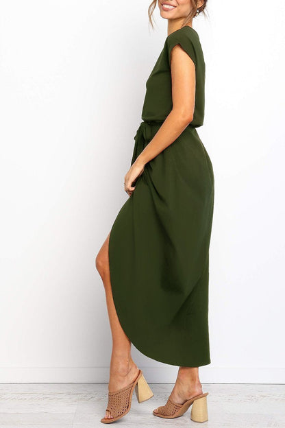 After Midnight Ankle Length Midi Dress(4 Colors)