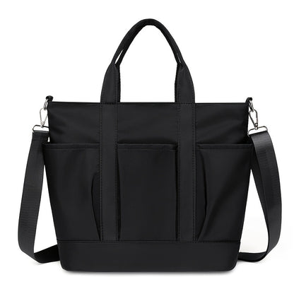 Versatile Multi-Pocket Shoulder Tote Bag - Totes With Convertible Strap, Spacious Interior, Stylish Commuter, Casual Holiday Travel Shopper - Handheld, Crossbody, and Perfect for Daily Essentials